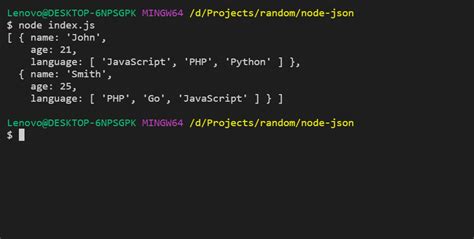 0, . . Javascript write to json file without node js